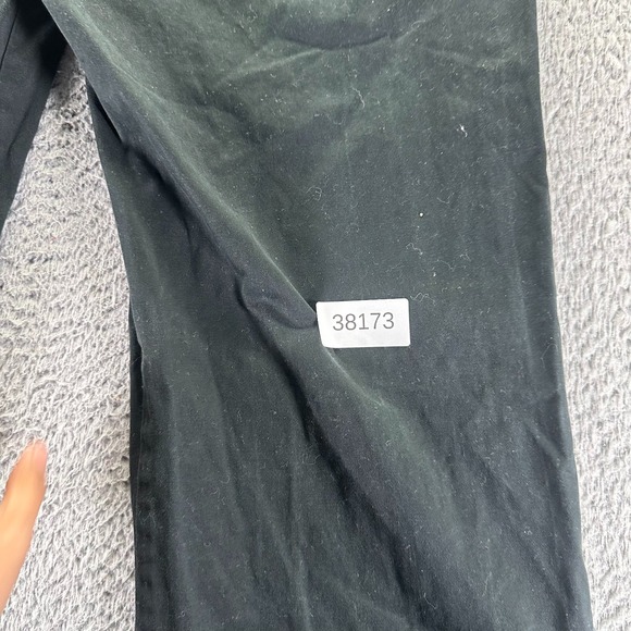 Lee Pant Women 10 Black Cotton Chino Straight Leg Career Business Formal Stretch - Picture 10 of 10